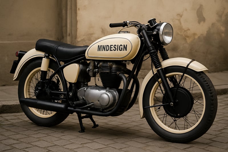 Moto ancienne restaurée par mndesign Moto ancienne restaurée par mndesign